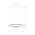 Купить Светодиодная подвесная люстра Moderli V1720-PL Via LED*39W, Варианты цвета: белый, фото 5