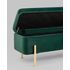 Купить Банкетка Болейн с ящиком велюр зеленый, Цвет: зеленый, фото 8