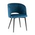 Купить Стул-кресло Дарелл велюр синий, Цвет: синий