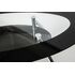 Купить Стол Sadler овальный, металл, закаленное стекло, 140 x 80 см, фото 3