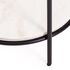 Купить Столик кофейный Secret De Maison FASELIS ( mod. 11886 ) черный/белый мрамор, Варианты цвета: черный/белый мрамор, Варианты размера: 38х56, фото 6
