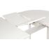 Купить Стол обеденный Lugano раздвижной 120-150*80 белый, Варианты цвета: белый, фото 8