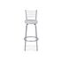 Купить Барный стул Kuroda белый мрамор / светлый мусс, Цвет: серый, фото 2