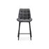 Купить Барный стул Алст темно-серый / черный, Цвет: темно-серый, фото 2
