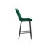 Купить Барный стул Алст велюр зеленый / черный, Цвет: зеленый, фото 3
