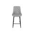 Купить Барный стул Баодин К Б/К крутящийся светло-серый / черный, Цвет: серый