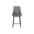 Купить Барный стул Баодин К Б/К крутящийся темно-серый / черный, Цвет: серый