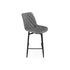 Купить Барный стул Баодин К Б/К крутящийся темно-серый / черный, Цвет: серый, фото 2