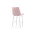 Купить Барный стул Седа велюр розовый / белый, Цвет: розовый, фото 4