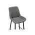Купить Барный стул Седа велюр темно-серый  / черный, Цвет: серый, фото 5