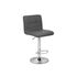 Купить Барный стул Paskal gray / chrome, Цвет: серый