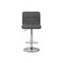 Купить Барный стул Paskal gray / chrome, Цвет: серый, фото 2