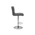 Купить Барный стул Paskal gray / chrome, Цвет: серый, фото 3