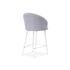 Купить Барный стул Полубарный стул Бэнбу velutto 49 / белый, Цвет: серый-1, фото 4