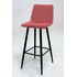 Купить Барный стул DERRY G108-17 живой коралл, велюр Велюр Коралл/Чёрный, Цвет: розовый, фото 2