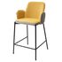 Купить Полубарный стул NYX VF106 желтый VF120 серый Ткань Желтый/Чёрный, Цвет: желтый
