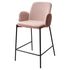 Купить Полубарный стул NYX VF109 розовый  VF110 брусничный Ткань Розовый/Чёрный, Цвет: розовый