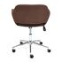 Купить Компьютерное кресло MODENA хром флок , коричневый, 6 коричневый/хромированный металл, Цвет: коричневый, фото 4