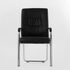 Купить Кресло Barneo K-15 для посетителей и переговорных черный черный/хромированный металл, Цвет: черный, фото 2