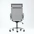 Купить Кресло Barneo K-111H для персонала серая сетка, газлифт 3кл серый/хромированный металл, Цвет: серый, фото 4