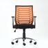 Купить Кресло Barneo K-138 для персонала черная ткань оранжевая сетка, газлифт 3кл черный/хромированный металл, Цвет: оранжевый, фото 2