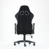 Купить Кресло Barneo K-51 черная ткань серые вставки, газлифт 3кл, реклайнер игровое серый/черный, Цвет: серый, фото 4