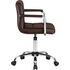 Купить Кресло офисное 9400 коричневый, Цвет: коричневый/хром, фото 4