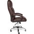 Купить Кресло офисное Bergamo CH экокожа темно-коричневый, хром, Цвет: темно-коричневый/хром, фото 3