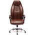 Купить Кресло офисное Boss люкс СH коричневый, хром, Цвет: коричневый/хром, фото 2