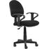 Купить Стул-кресло офисное K-102 черный, Цвет: черный/черный