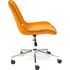 Купить Стул офисный Style флок оранжевый, хром, Цвет: оранжевый/серый/хром, фото 3