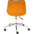Купить Стул офисный Style флок оранжевый, хром, Цвет: оранжевый/серый/хром, фото 5