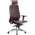 Купить Кресло офисное Samurai K-3.04 коричневый, хром, Цвет: коричневый/хром