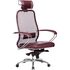 Купить Кресло офисное Samurai SL-2.04 бордовый, хром, Цвет: бордовый/хром