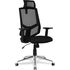 Купить Кресло компьютерное HLC-1500H черный, хром, Цвет: черный/хром