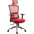 Купить Кресло компьютерное Everest S сетка красный, хром, Цвет: красный/хром