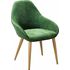 Купить Стул-кресло Kent Сканди темно-зеленый, натуральный бук, Цвет: темно-зеленый