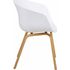 Купить Стул-кресло Shell белый, натуральное дерево, Цвет: белый, фото 3