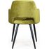 Купить Стул-кресло William оливково-зеленый, черный, Цвет: оливково-зеленый, фото 4