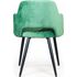 Купить Стул-кресло William нефритово-зеленый, черный, Цвет: нефритово-зеленый, фото 3