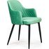 Купить Стул-кресло William нефритово-зеленый, черный, Цвет: нефритово-зеленый, фото 4