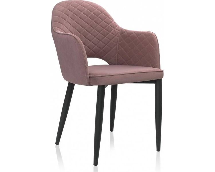 Купить Стул-кресло Vener розовый, черный, Цвет: розовый