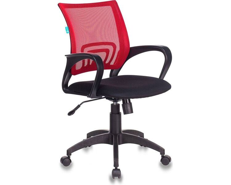 Купить Кресло офисное Бюрократ CH-695N красный, Цвет: красный/черный