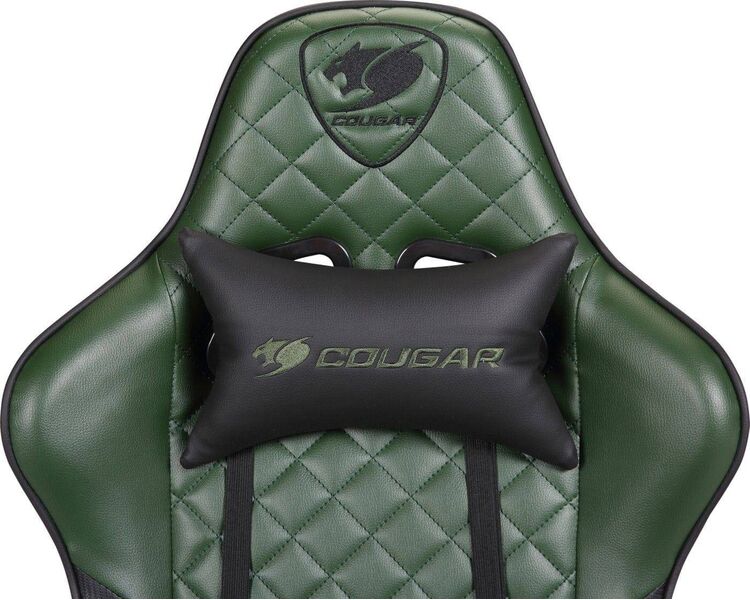 Купить Кресло игровое Cougar Armor One-X черный, Цвет: черный/зеленый, фото 7