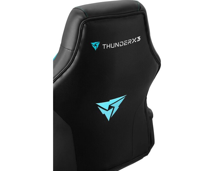 Купить Кресло игровое ThunderX3 EC1 голубой, Цвет: черный/голубой, фото 7