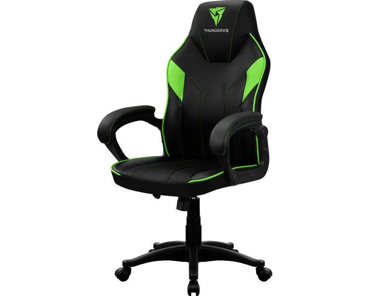 Купить Кресло игровое ThunderX3 EC1 зеленый, Цвет: черный/зеленый, фото 6