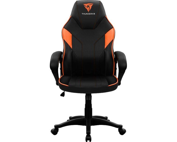 Купить Кресло игровое ThunderX3 EC1 оранжевый, Цвет: черный/оранжевый, фото 2