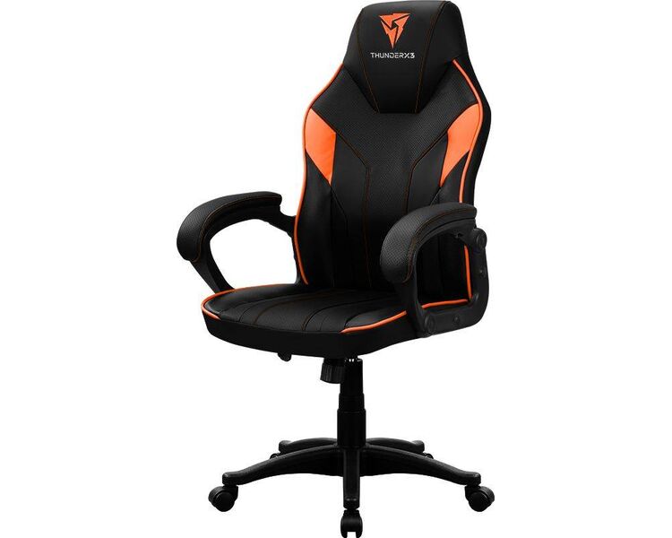Купить Кресло игровое ThunderX3 EC1 оранжевый, Цвет: черный/оранжевый, фото 6