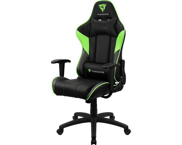 Купить Кресло игровое ThunderX3 EC3 зеленый, Цвет: черный/зеленый, фото 9