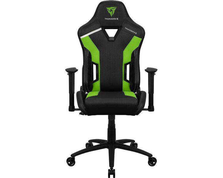 Купить Кресло игровое ThunderX3 TC3 зеленый, Цвет: черный/зеленый, фото 2
